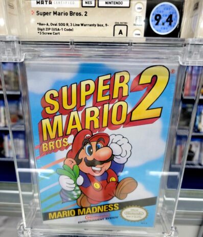 NES Super Mario Bros 2 SEALED RARE !!! Wata GRADED 9.4 A ( Or Best Offer )