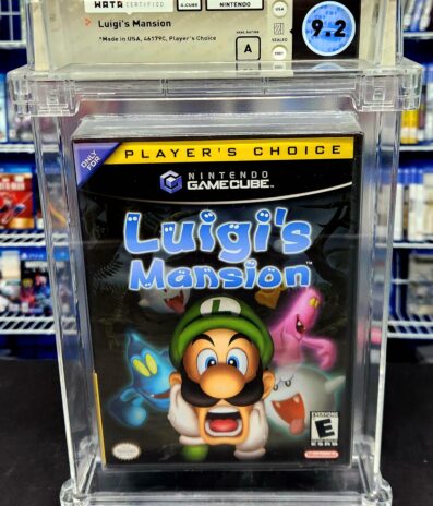 Nintendo Gamecube Luigi’s Mansion NEW SEALED WATA GRADED 9.2 A