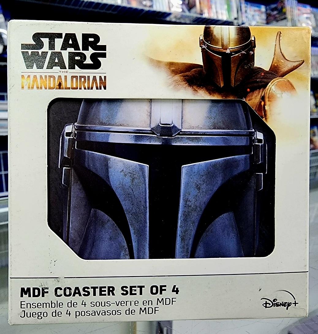 Star Wars The Mandalorian Coasters (Set Of 4) - Movie Galore