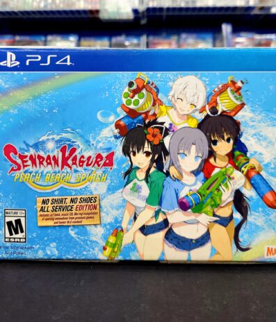 PS4 Senran Kagura Peach Beach Splash No Shirts, No Shoes All Service Edition CIB