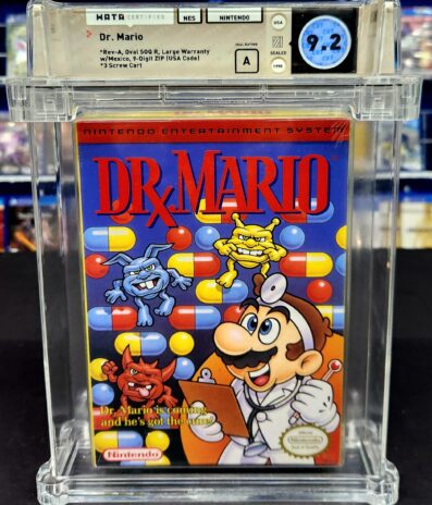 NES Dr. Mario SEALED WATA GRADED 9.2 A