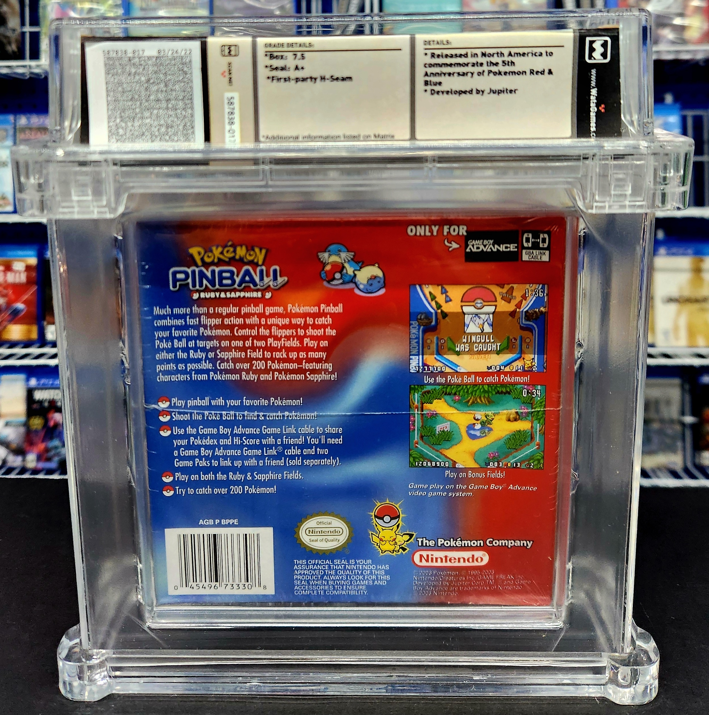 ゲームボーイアドバンス - GBA★POKEMON PINBALL RUBY&amp;SAPPHIRE 海外版 Pokemon Pinball Ruby & Sapphire - GAMEBOY ADVANCE – The