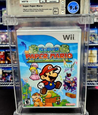 Wii Super Paper Mario SEALED WATA GRADED 9.6 A+