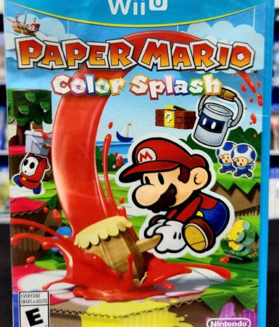 Wii U Paper Mario Color Splash Sealed