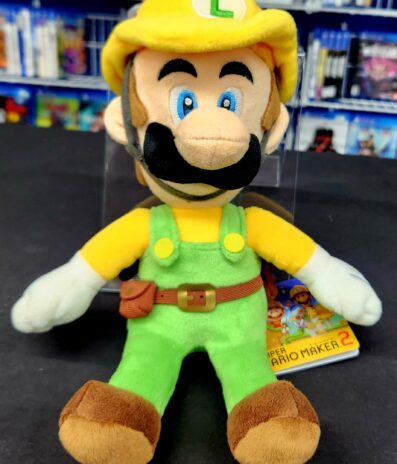 10 Inch Super Mario Builder Luigi Plush